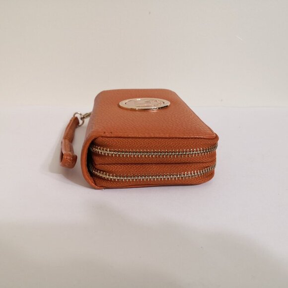 Michael Kors Wristlet Wallet Double Zip Around Continental 8"Lx4.25"Hx1.75"D - Picture 5 of 9